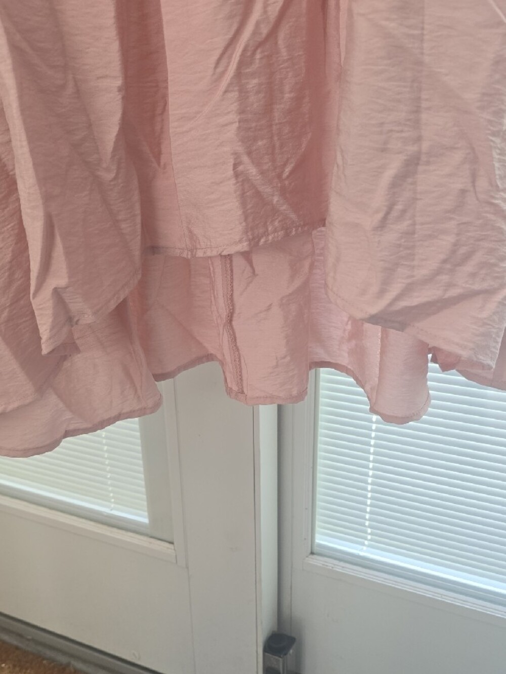 NWT a New Day Soft Pink Long Sleeve Midi Dress with Drawstring Waist - Picture 2 of 9